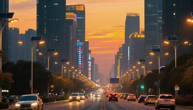 solar LED street light